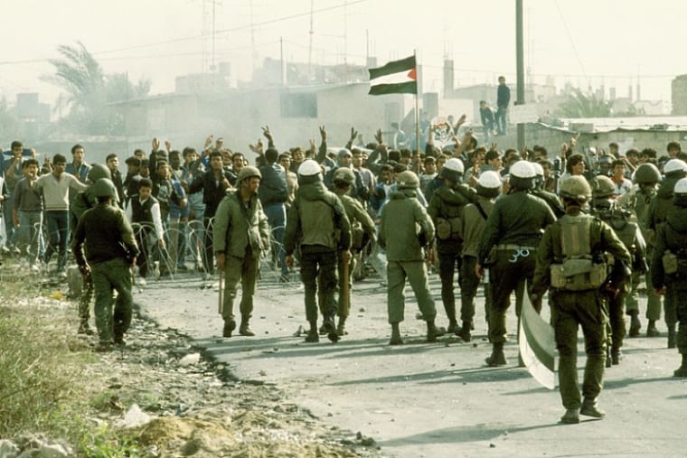 Manifestants en Palestine